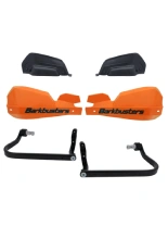 Osłony dłoni Barkbusters VPS z regulowanymi deflektorami, pomarańczowe + zestaw montażowy BMW, Honda, KTM, Suzuki