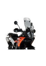 Szyba motocyklowa turystyczna z deflektorem PUIG KTM 790/ 890 Adventure (23-) lekko przyciemniana