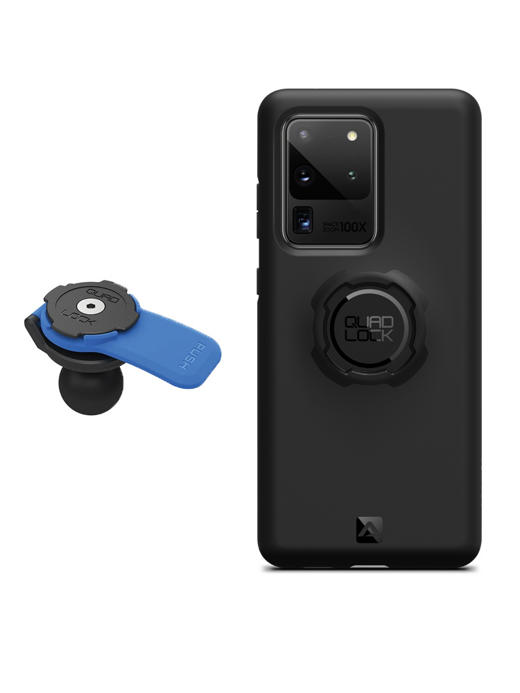 Etui na telefon Samsung Galaxy S20 Ultra + uchwyt kulowy Quad Lock