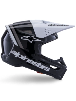 Kask enduro Alpinestars SM3 Radium czarno-szaro-biały