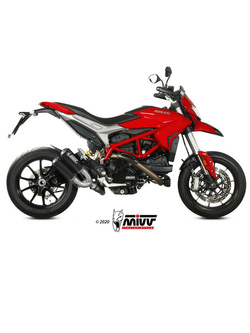 Tłumiki motocyklowe Slip-On Line (MK3) MIVV do Ducati Hypermotard 939 (16-18) carbon