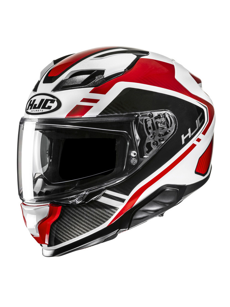 Kask integralny HJC F71 Tozz biało-czerwony