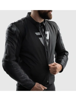 Kurtka motocyklowa skórzana Rebelhorn Vandal 2 czarna