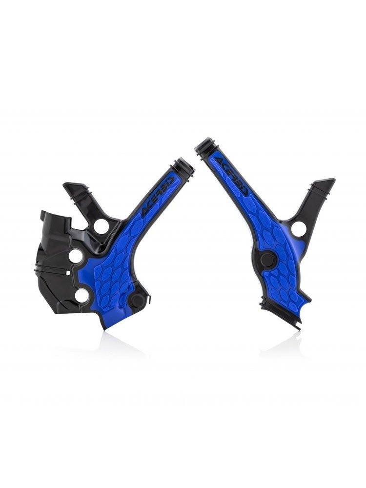 Osłony ramy Acerbis X-Grip Yamaha YZ 65 (18-24) czarno-niebieskie