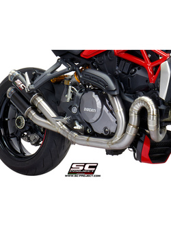 Kolektor 2-1 do tłumików SC-Project oraz oryginalnych - Ducati Monster 1200 / S [17-21], Monster 1200 R [20-21]