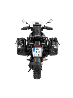Zestaw dwóch sakw bocznych Touratech Extreme Edition Plug'n'Travel do kufrów Vario BMW R 1300 GS (23-) czarne [poj.: 2 x 40l]