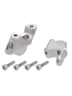 Podwyższenie kierownicy Hepco&Becker BMW R 1250 RS (19-24) [30 mm w górę, 21 mm w tył] srebrne