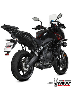 Pełny układ wydechowy (Oval) MIVV do Kawasaki Versys 650 (21-) czarny