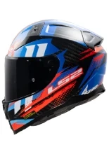 Kask integralny LS2 FF811 Vector II Carbon Tantic czarno-czerwono-żółty