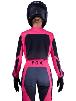 Bluza enduro damska Fox 180 Shield czarno-różowa