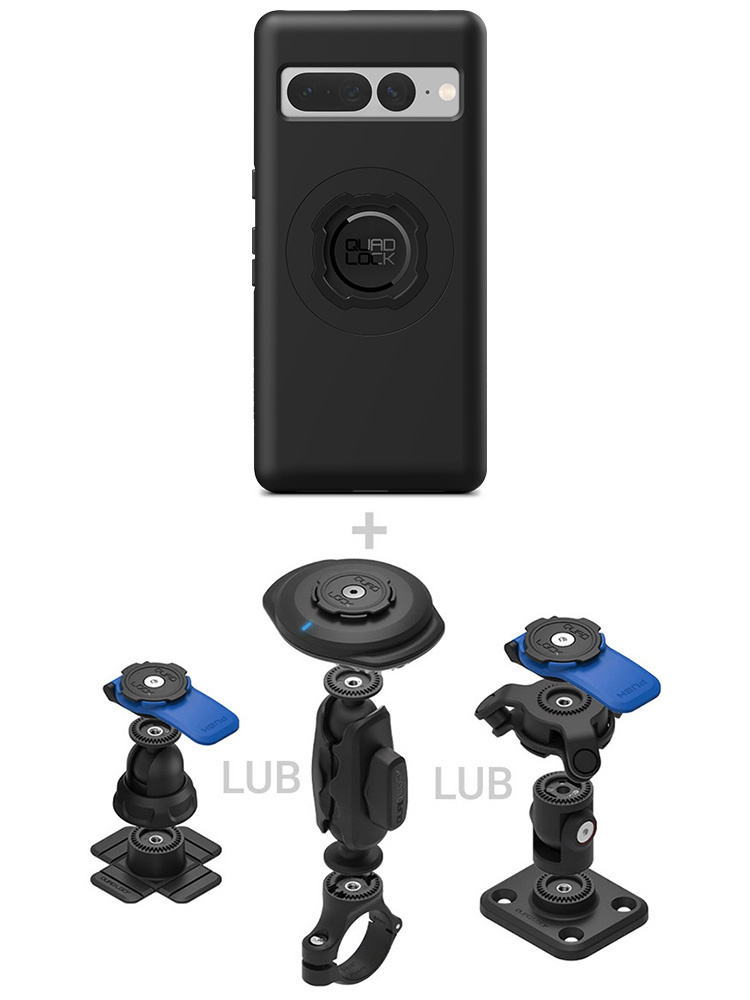 Zestaw 360 Quad Lock: etui na telefon Google Pixel 7 Pro + wybrane komponenty