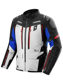 Kurtka motocyklowa tekstylna Shima Dune 2.0 G2 czarno-biało-niebieska