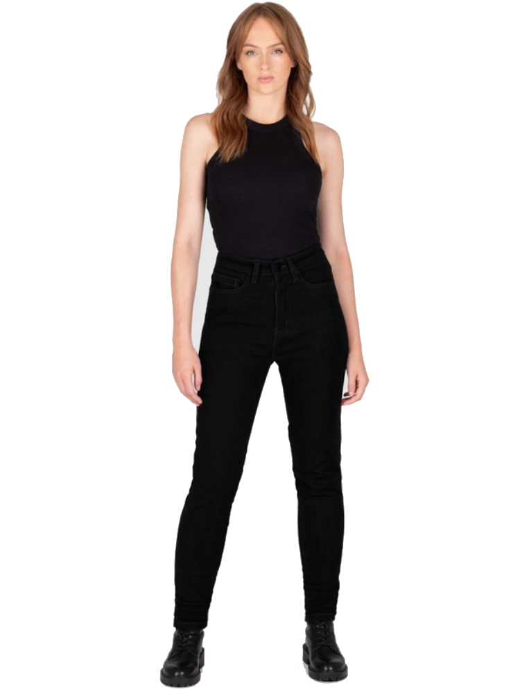 Jeansy motocyklowe damskie Knox Shield MK2 czarne