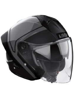 Kask otwarty Airoh H21 Square czarno-szary matowy