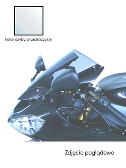 Szyba motocyklowa MRA oryginalny kształt "O" Kawasaki ZX 10 R (04-05) / Z 750 S (05-) przeźroczysta