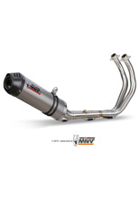 Pełny układ wydechowy (Oval) MIVV do Yamaha XSR 700 (16-) titanium