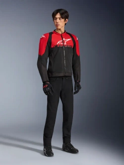 Kurtka motocyklowa tekstylna Alpinestars SMX Air czarno-czerwona