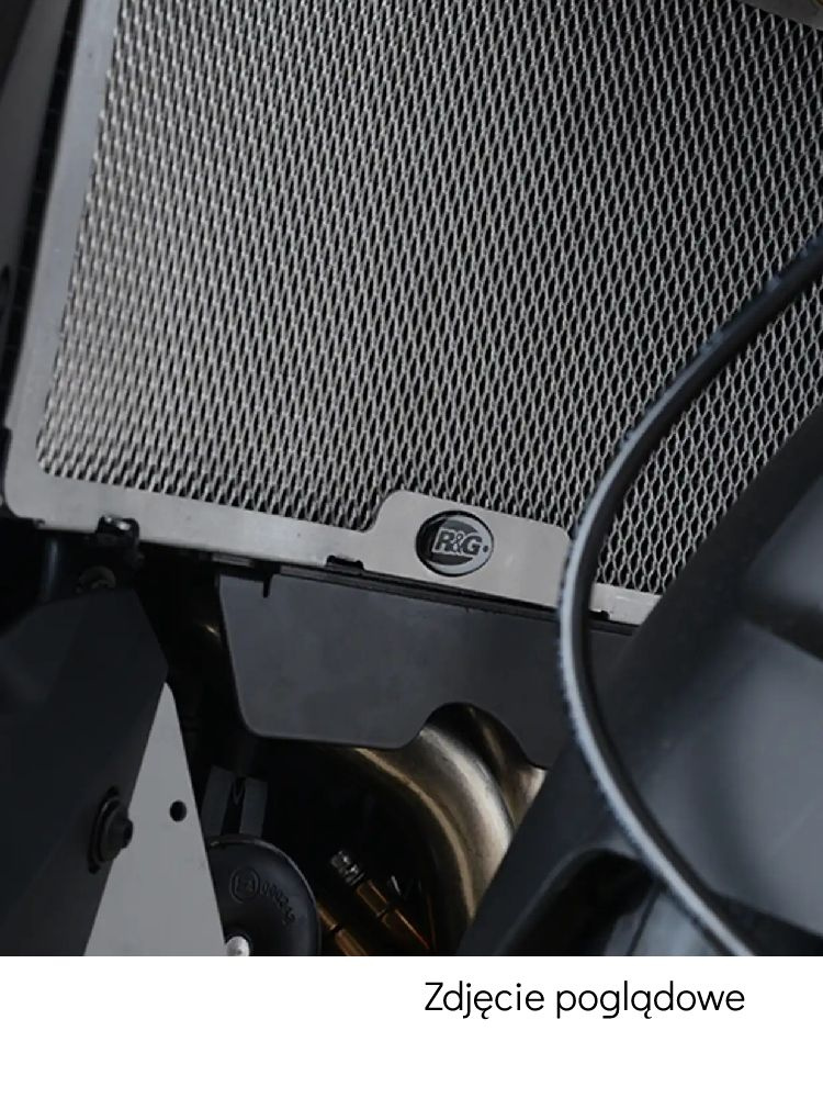 Osłona chłodnicy R&G aluminiowa do Yamahy YZF-R1/R1M (15-)/ MT-10 (16-) szara