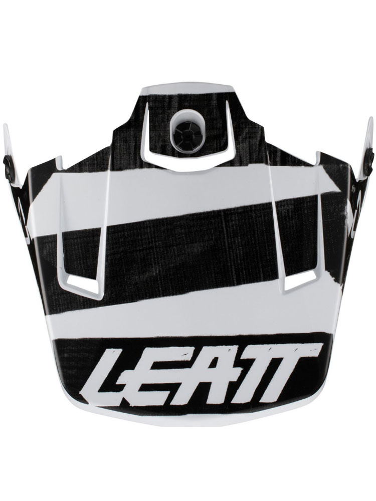 Wymienny daszek do kasku Leatt Moto 3.5 biało-czarny