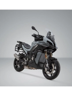 Zestaw: kufry boczne DUSC L + stelaże PRO SW-Motech BMW S 1000 XR (19-) [poj.: 2 x 41l]