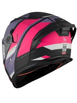 Kask integralny MT Braker SV Chento czarno-różowy matowy
