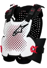 Buzer Alpinestars MX A-4 Plasma czarno-biało-czerwony