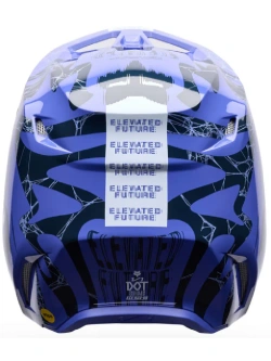 Kask enduro dziecięcy Fox V1 Diffuse czarno-fioletowy