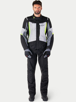 Kurtka motocyklowa tekstylna Alpinestars ST-1 WP czarno-szaro-fluo