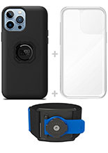Zestaw do biegania: etui MAG na telefon iPhone 13 Pro Max (magnetyczne) + wodoodporny pokrowiec MAG + opaska sportowa Quad Lock