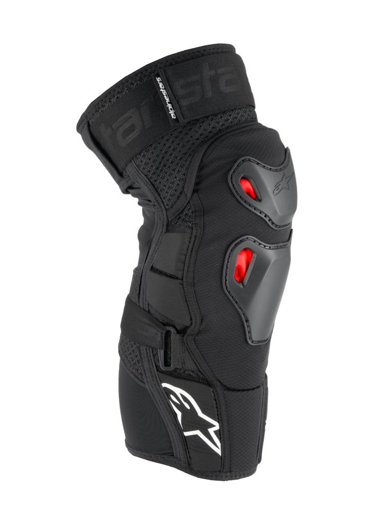 Nakolanniki Alpinestars Bionic Pro Plasma czarno-czerwono-białe