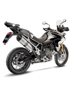 Tłumik motocyklowy LeoVince LV One Evo [Slip-On, Stainless Steel] do Triumph Tiger 850/900 GT/Rally/Pro (20-23)