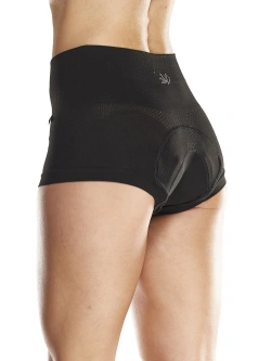 Bokserki termoaktywne damskie SIXS 4-Season z wkładką amortyzującą czarne