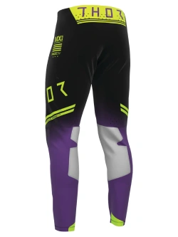 Spodnie cross Thor Sportmode Carbon czarno-fioletowy-fluo