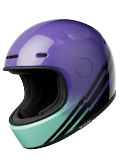 Kask integralny John Doe One Spectral fioletowo-czarny