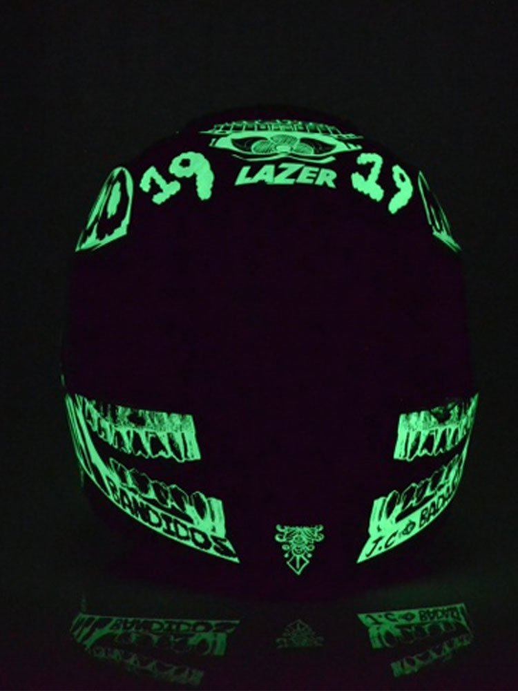 Kask integralny LAZER Rafale Evo Mexicana czarny-fluo