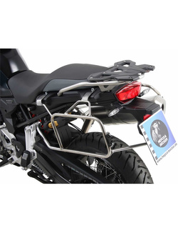 Stelaż boczny do kufrów Cutout Xplorer 40/37 Hepco&Becker do BMW F 850 GS (18-23) stal nierdzewna