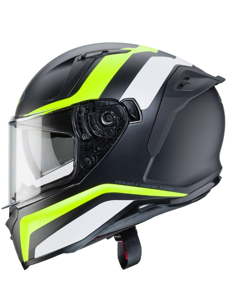 Kask integralny Caberg Avalon Blast matowy czarno-żółty fluo