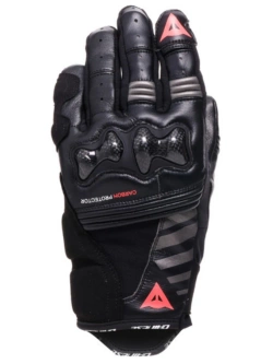Rękawice motocyklowe damskie Dainese Reacto Carbon Short czarno-różowe