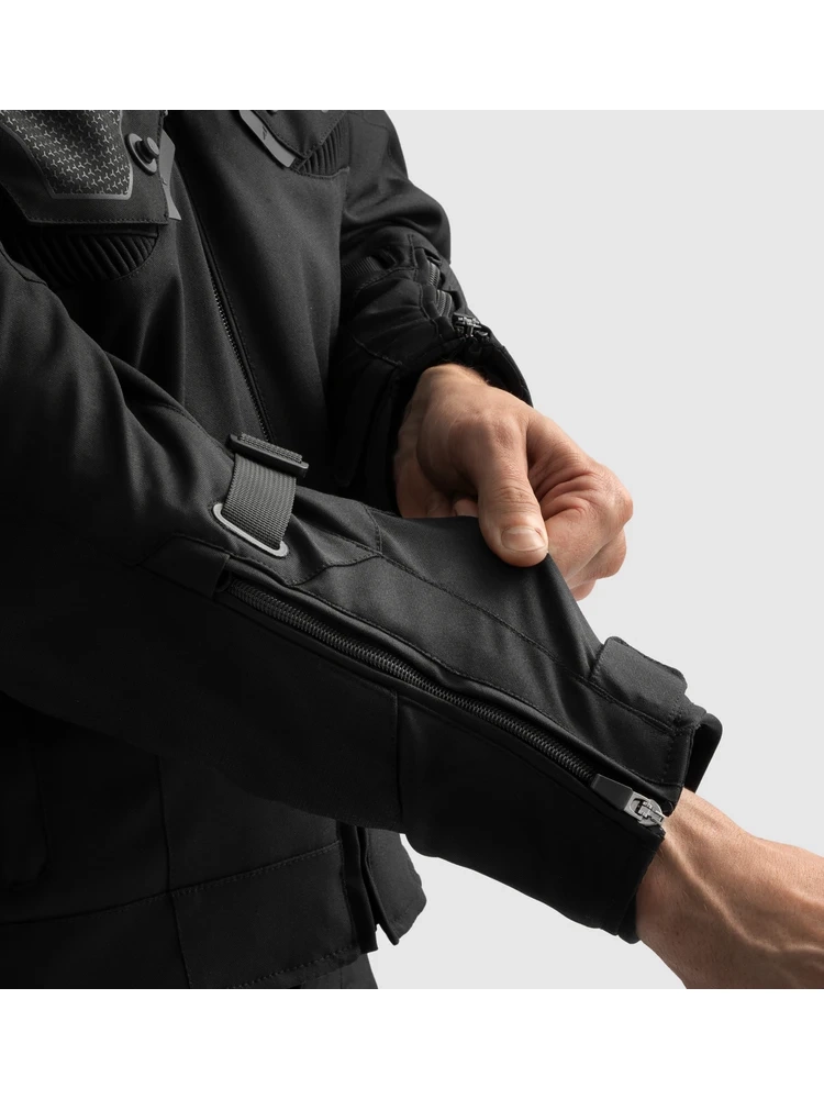 Kurtka motocyklowa tekstylna Rebelhorn Borg II czarna