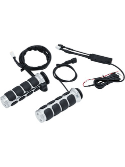 Manetki podgrzewane Kuryakyn ISO® do kierownic o średnicy 25.4 [mm] [przepustnica sterowana linkami gazu]