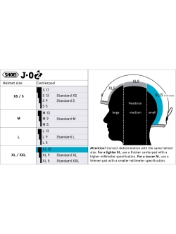 Wkładka centralna Shoei XL13 do kasku J.O2
