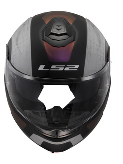 Kask szczękowy LS2 FF908 Strobe II Orion czarno-fioletowo-niebieski matowy