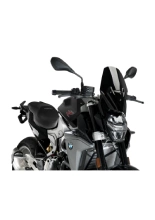 Szyba motocyklowa PUIG New Generation Sport BMW F900 (20-) wyposażonych w oryginalne wsporniki szyby czarny