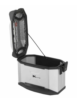 Kufer boczny prawy Hepco&Becker Xceed 38 srebrny (pojemność: 38L)