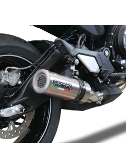 Tłumik motocyklowy G.P.R M3 Titanium Natural CF Moto 700 CL-X Sport (25-) [z homologacją]