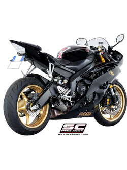 Tłumik SC-Project S1 Titanium + Carbon (Slip on) - Yamaha YZF R6 [06-16]