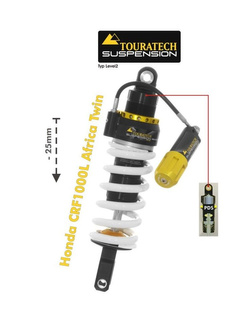 Amortyzator obniżający zawieszenie o 25 mm Explore HP/PDS Touratech do Honda CRF1000L Africa Twin (18-22)