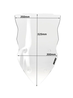 Szyba motocyklowa WRS Touring do Ducati Multistrada 1200 / S (13-14) przezroczysta