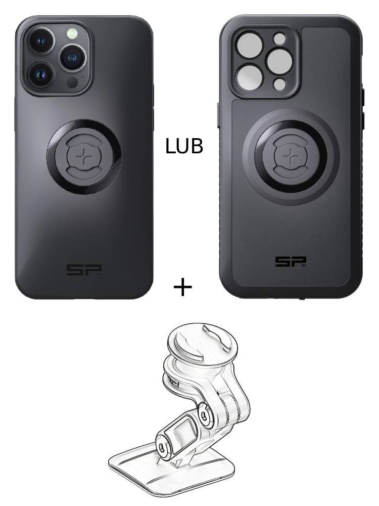 Zestaw do samochodu: etui na telefon iPhone 14 Pro Max + mocowanie SP Connect