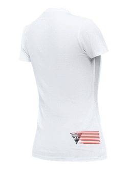 Koszulka damska Dainese Logo biało-czarna